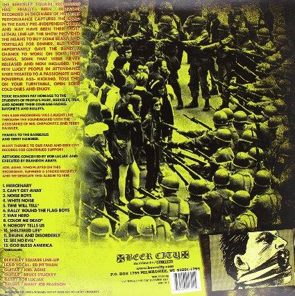 Toxic Reasons - Live Berkely 1981