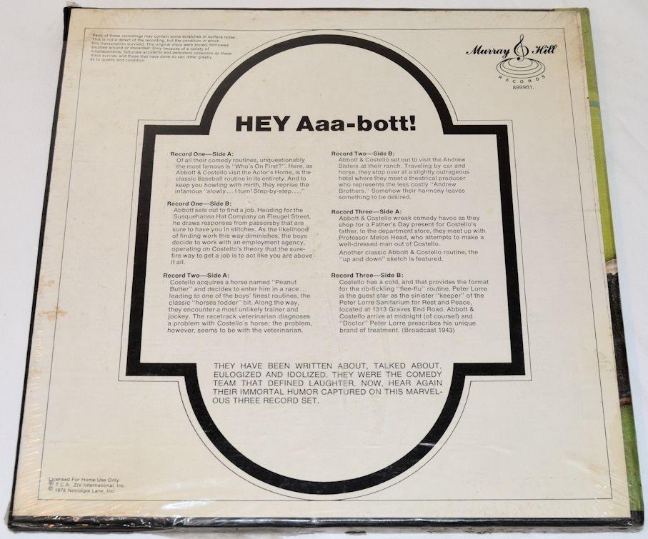 Abott & Costello - Hey Aaa-bott