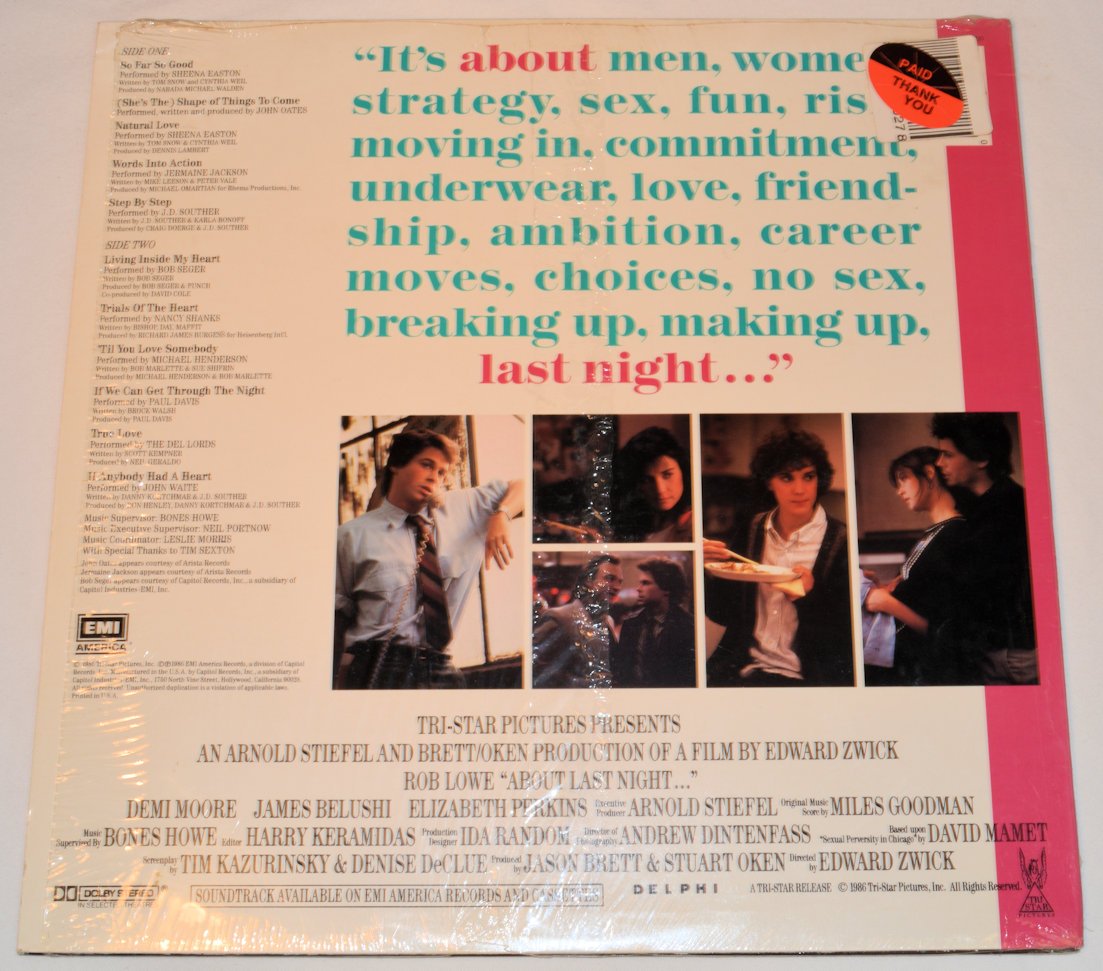 Soundtrack - About Last Night