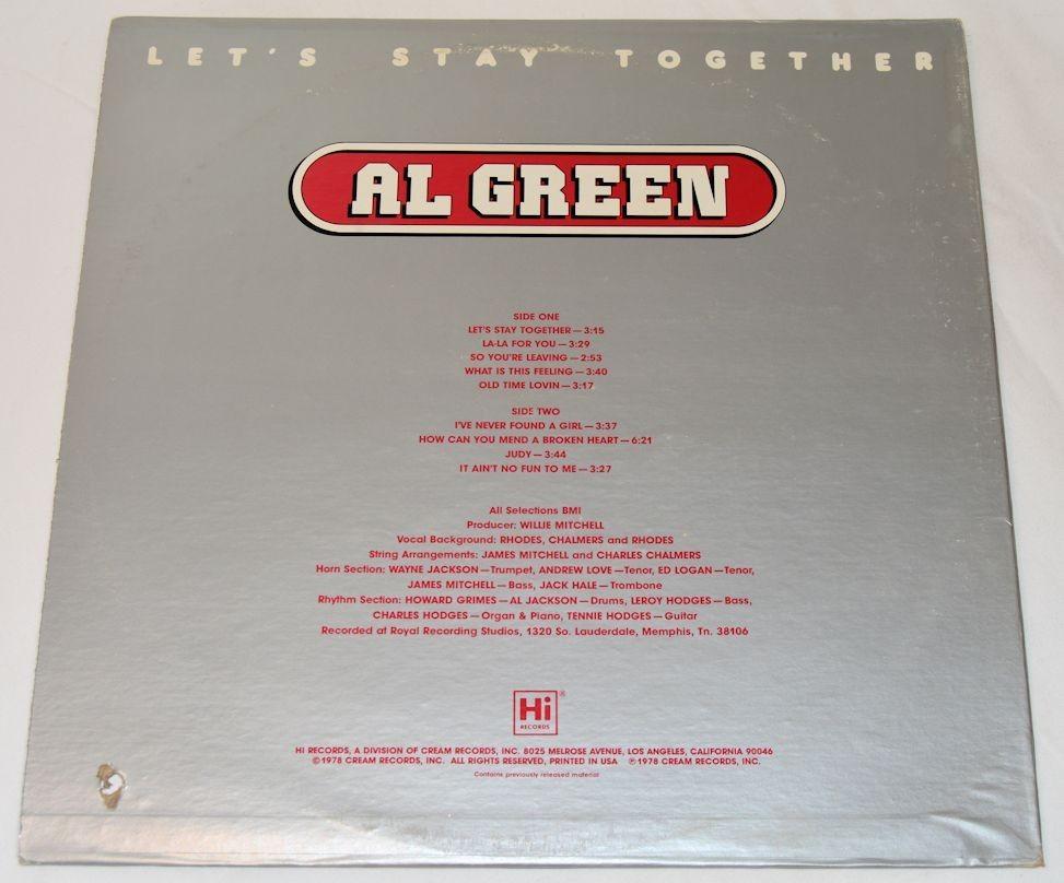 Green, Al - Let's Stay Together