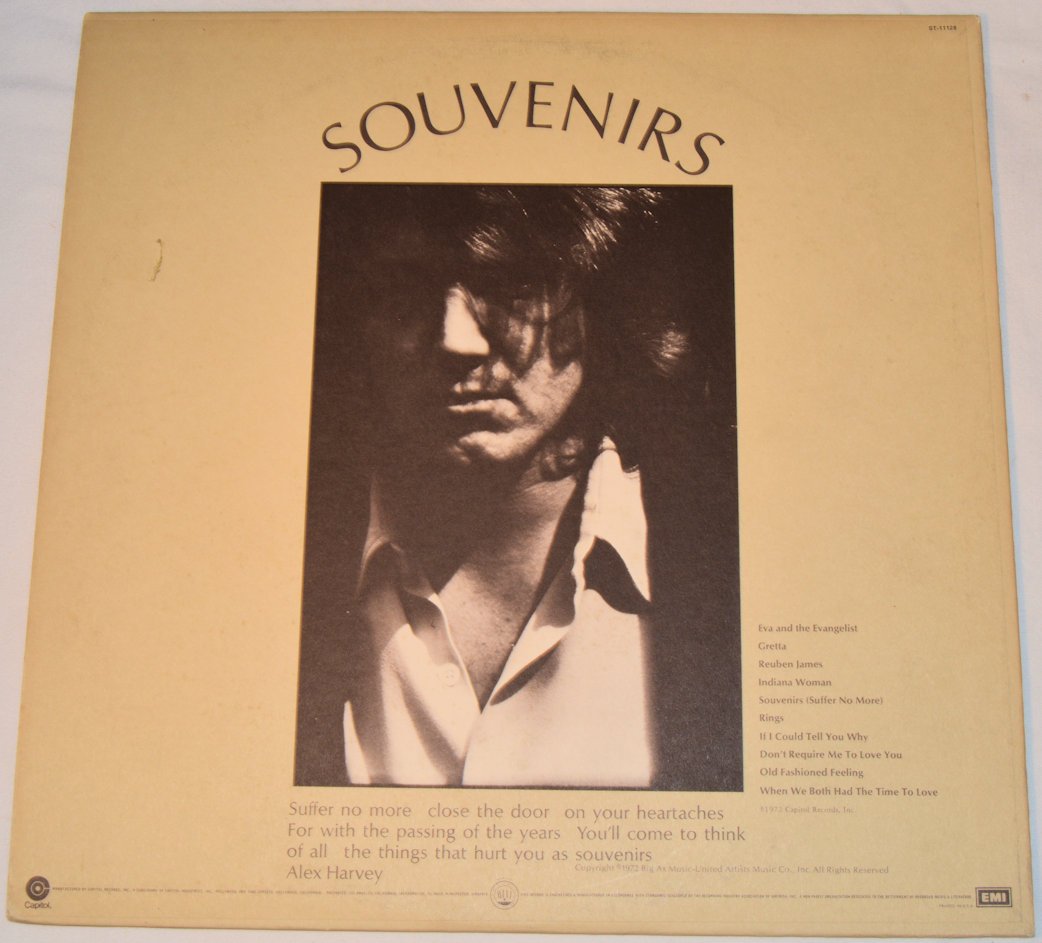 Harvey, Alex - Souvenirs