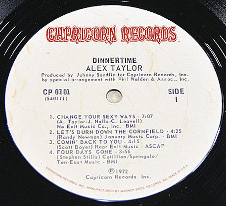 Taylor, Alex - Dinnertime