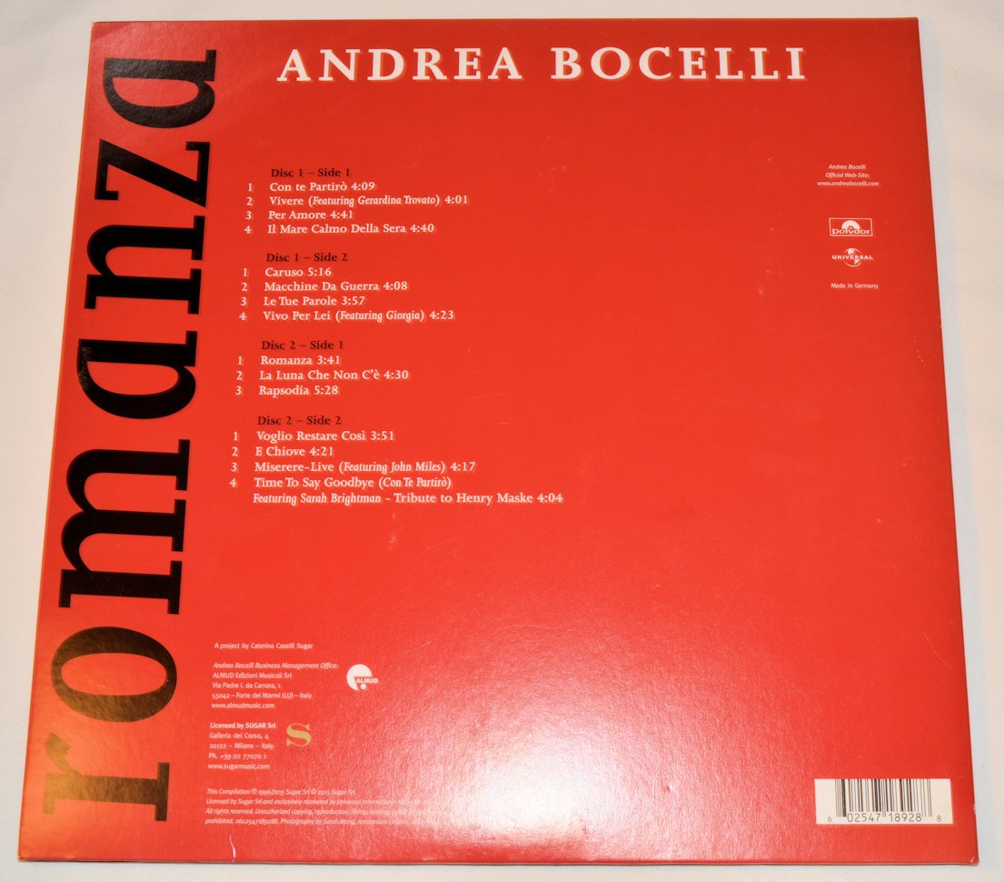 Bocelli, Andrea - Romanza
