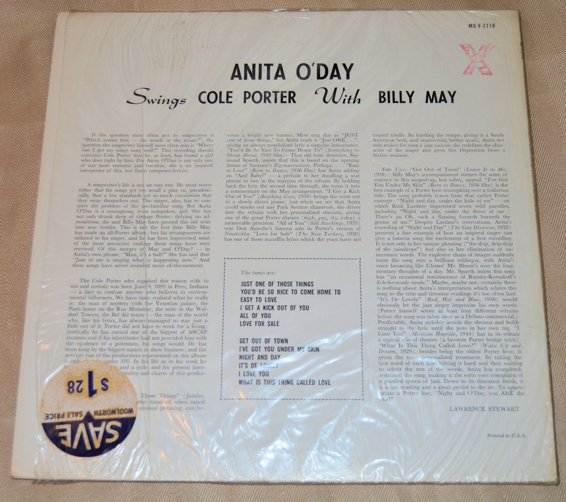 O'Day, Anita - Swings Cole Porter