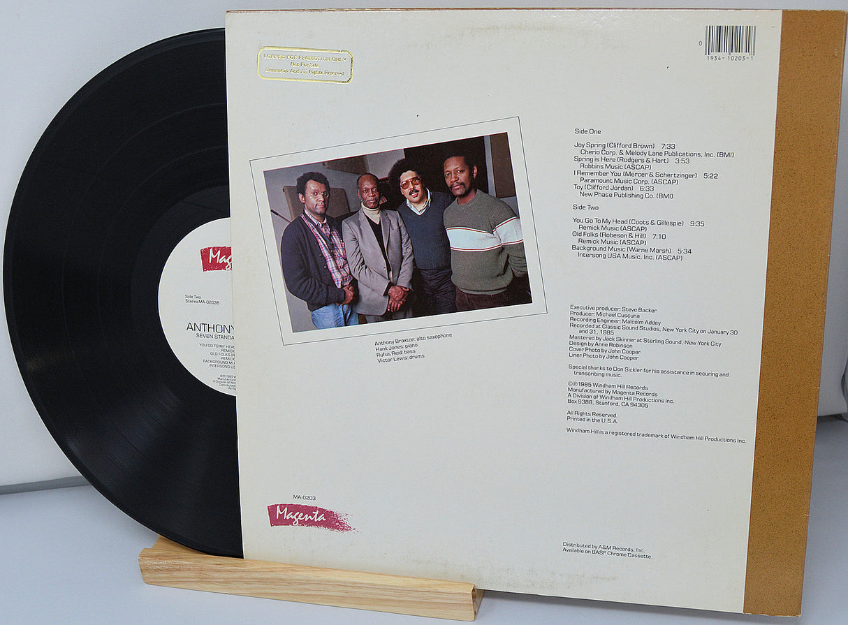 Braxton, Anthony - Seven Standards 1985, Vol I