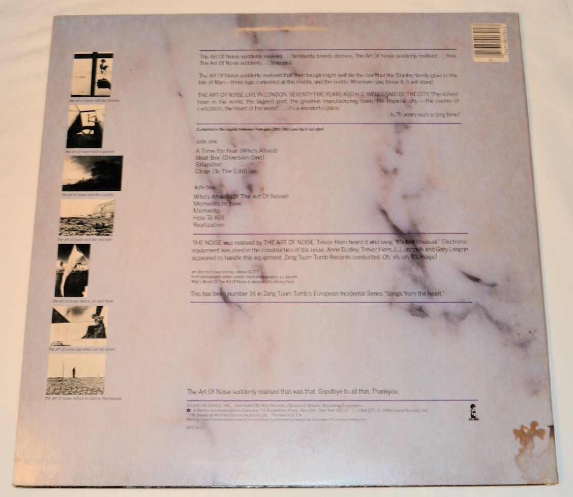 Art Of Noise - (Who's Afraid Of?) The Art Of Noise