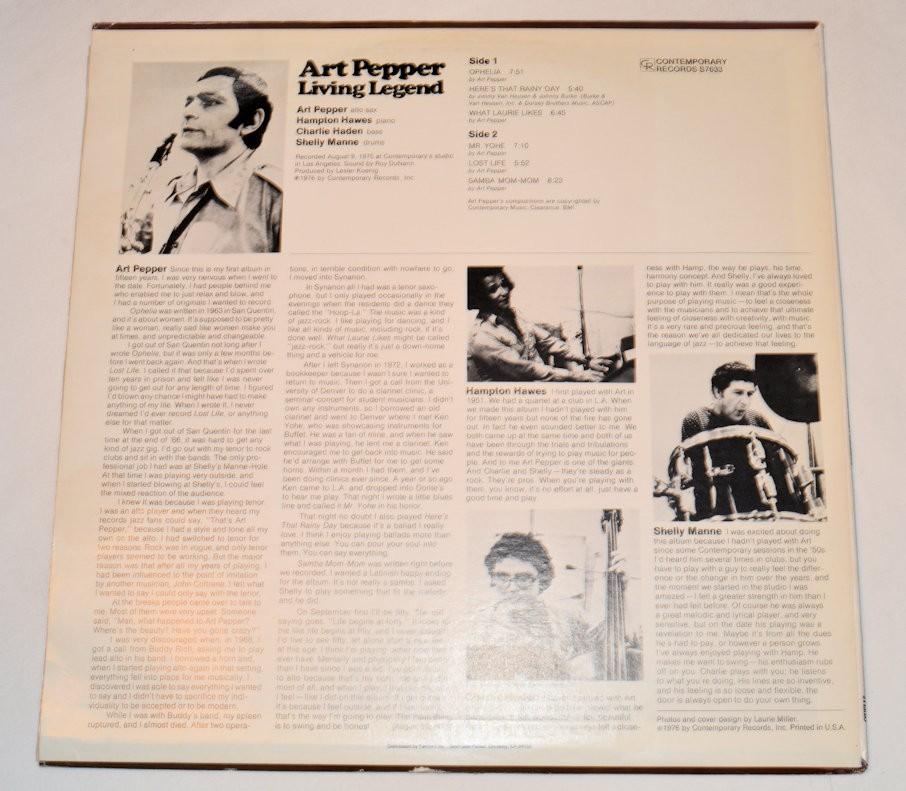 Pepper, Art - Living Legend