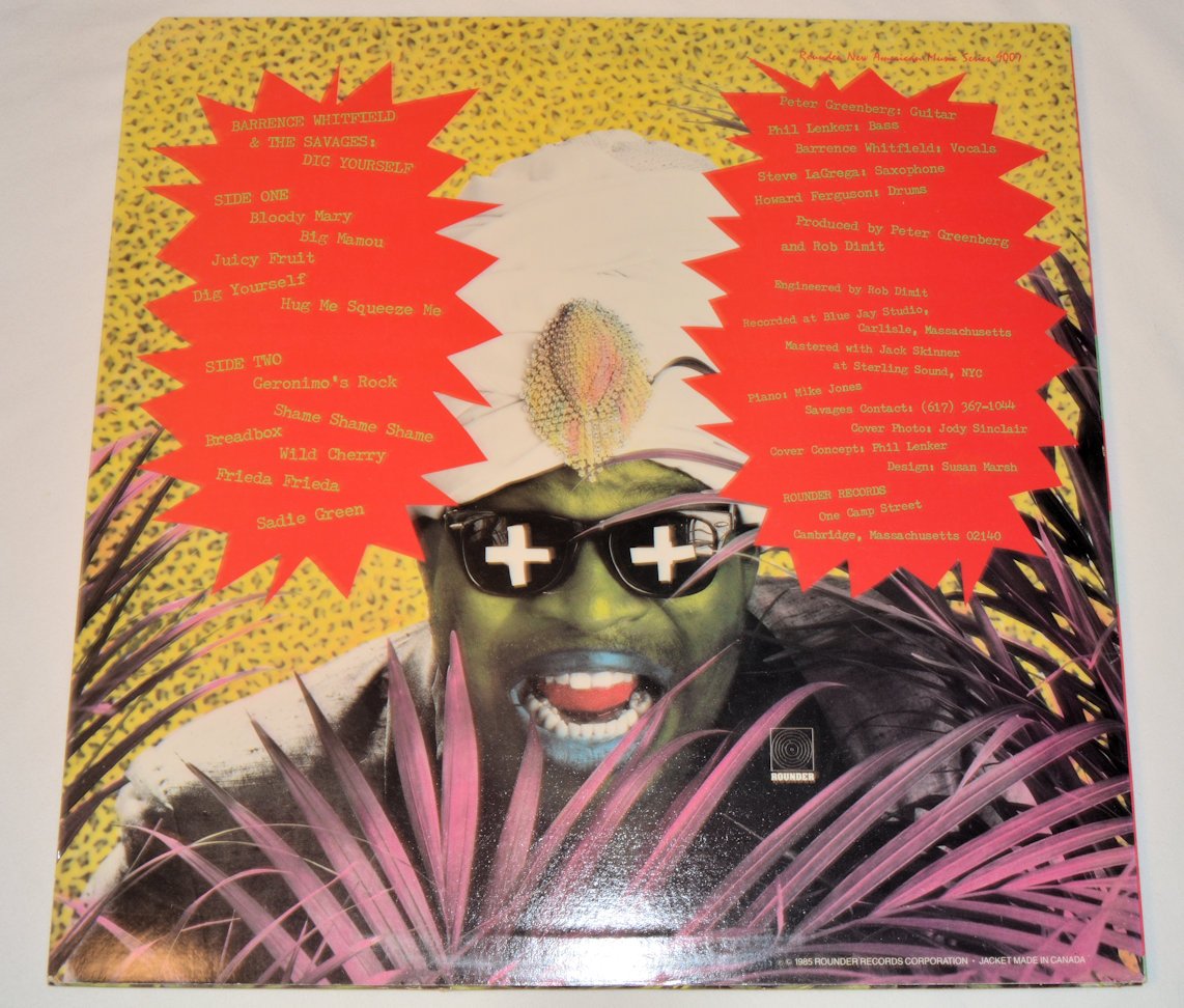 Whitfield, Barrence - Dig Yourself