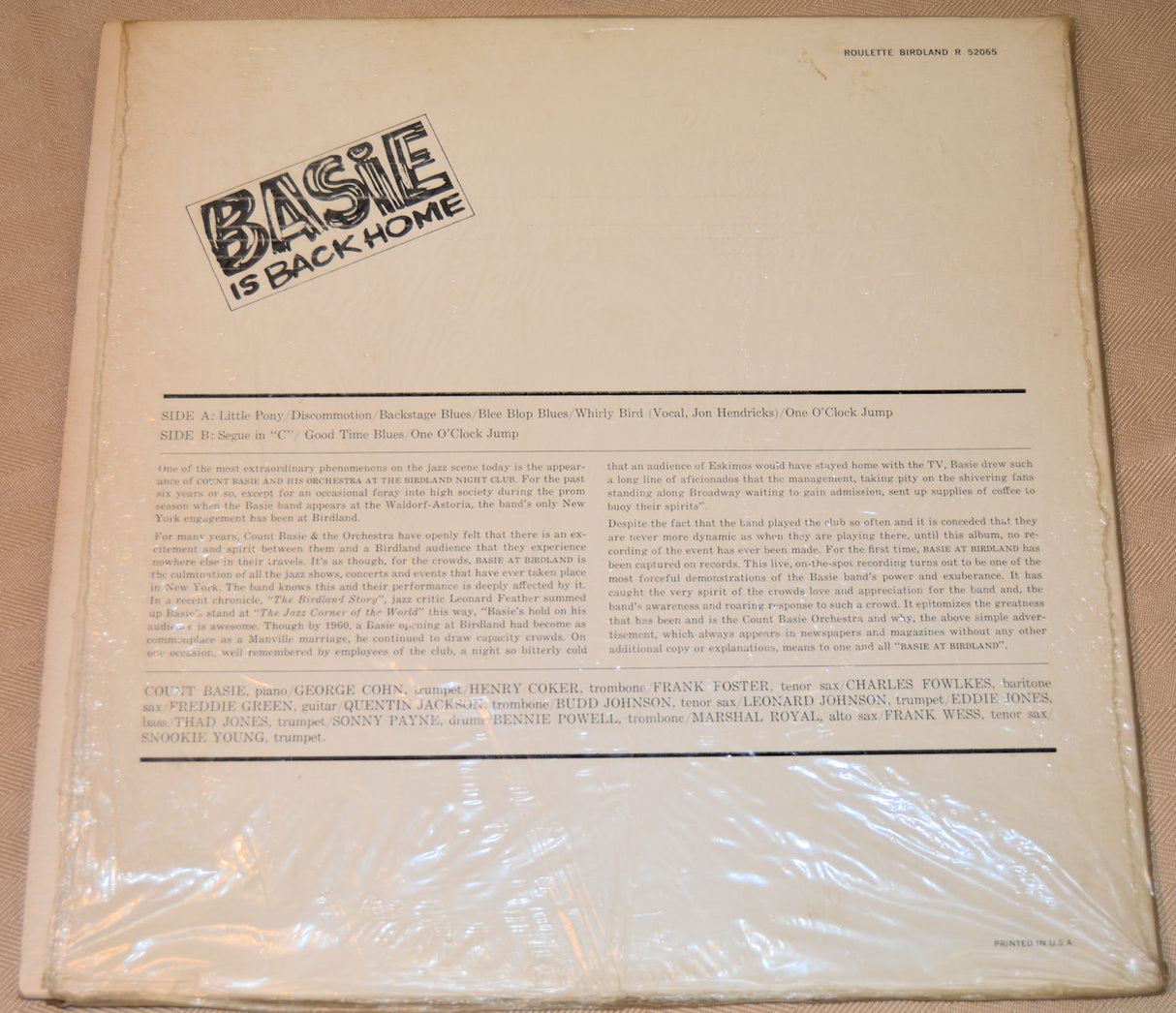 Basie, Count - Basie At Birdland