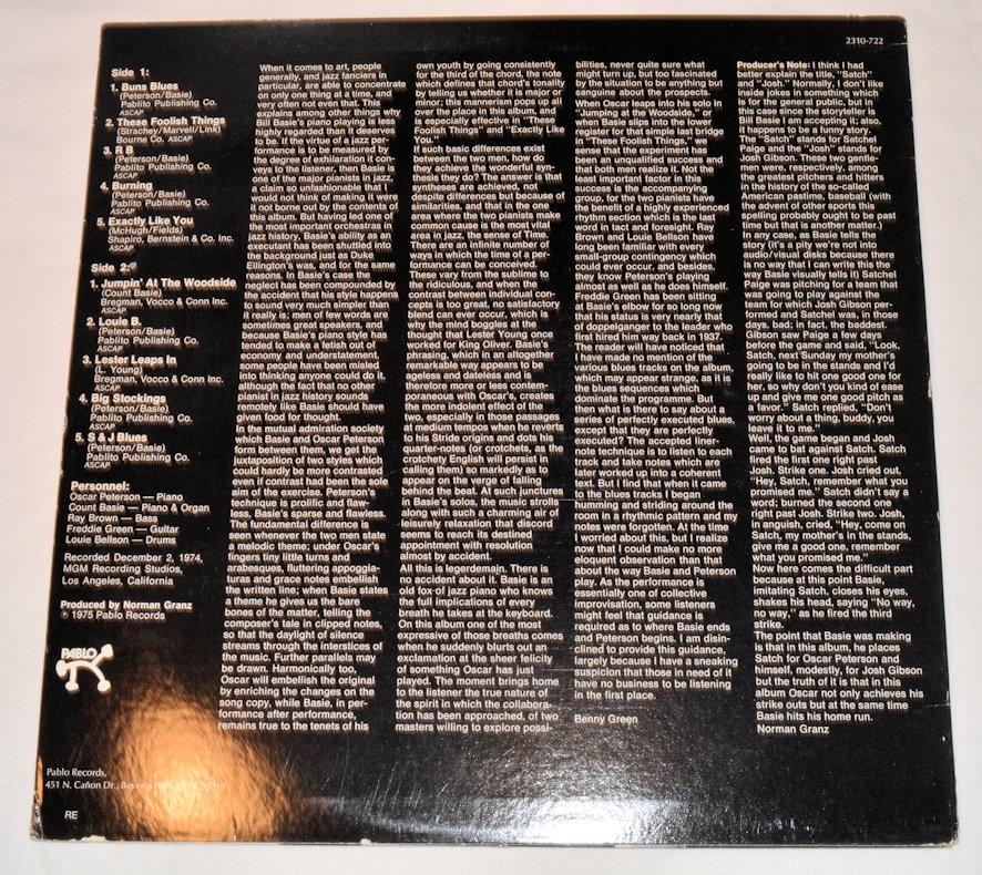Basie / Peterson - Satch & Josh