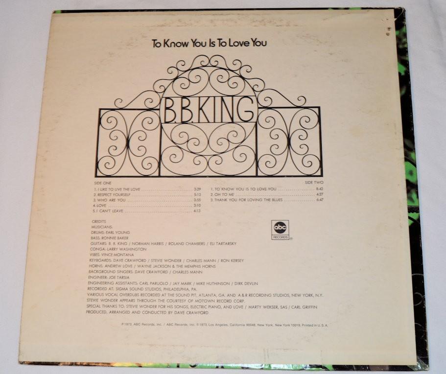 King, B.B. - To Know You Is To Love You