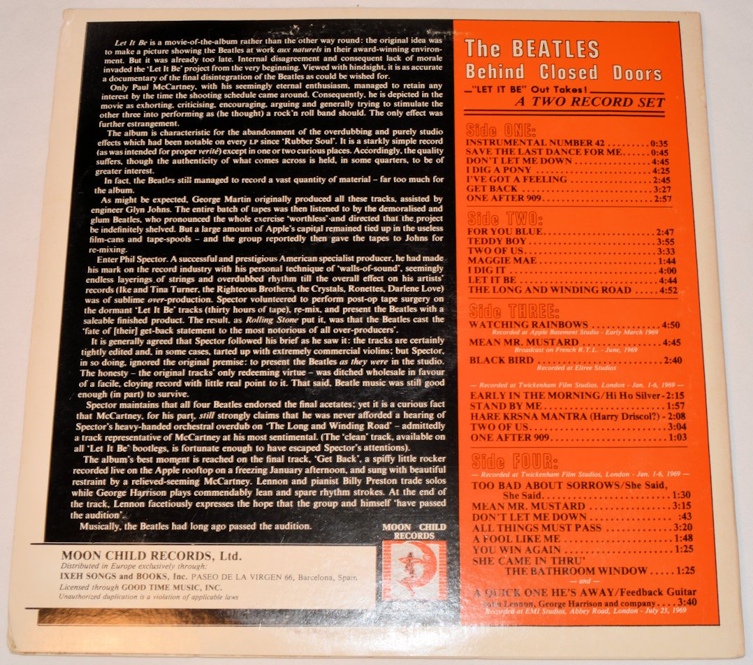 Beatles, The - Behind Closed Doors