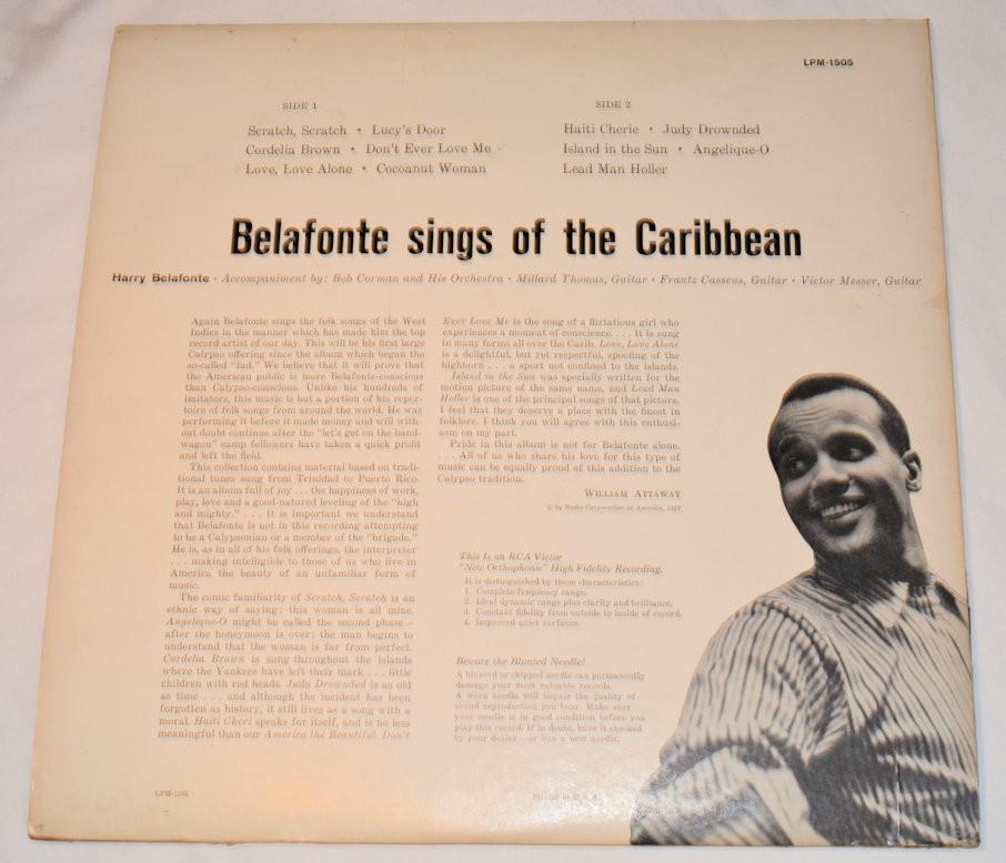 Belafonte, Harry - Sings of the Caribbean
