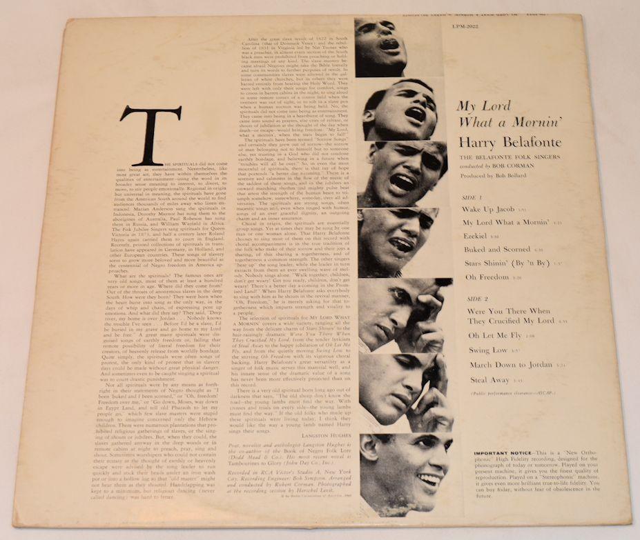 Belafonte, Harry - My Lord