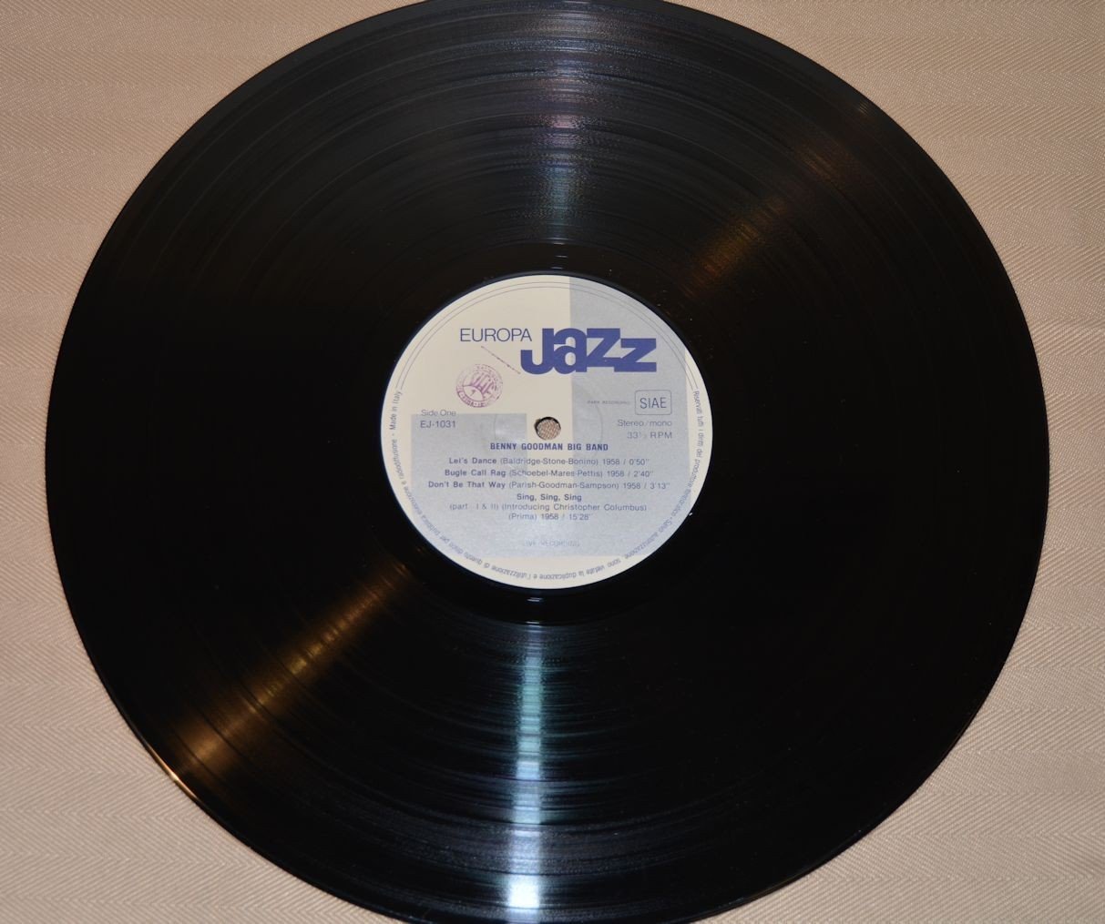 Goodman, Benny - Europa Jazz