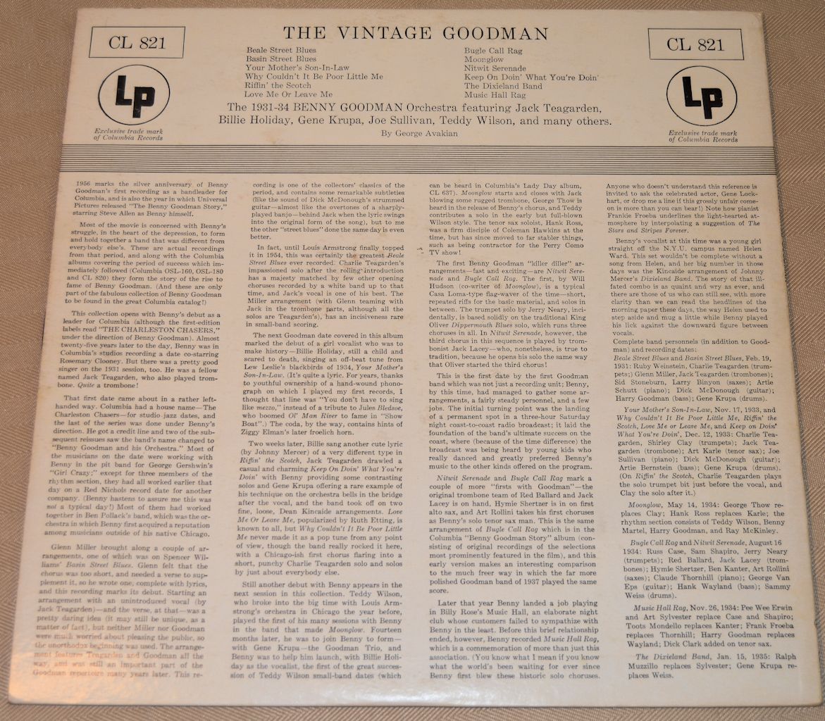 Goodman, Benny - The Vintage Goodman