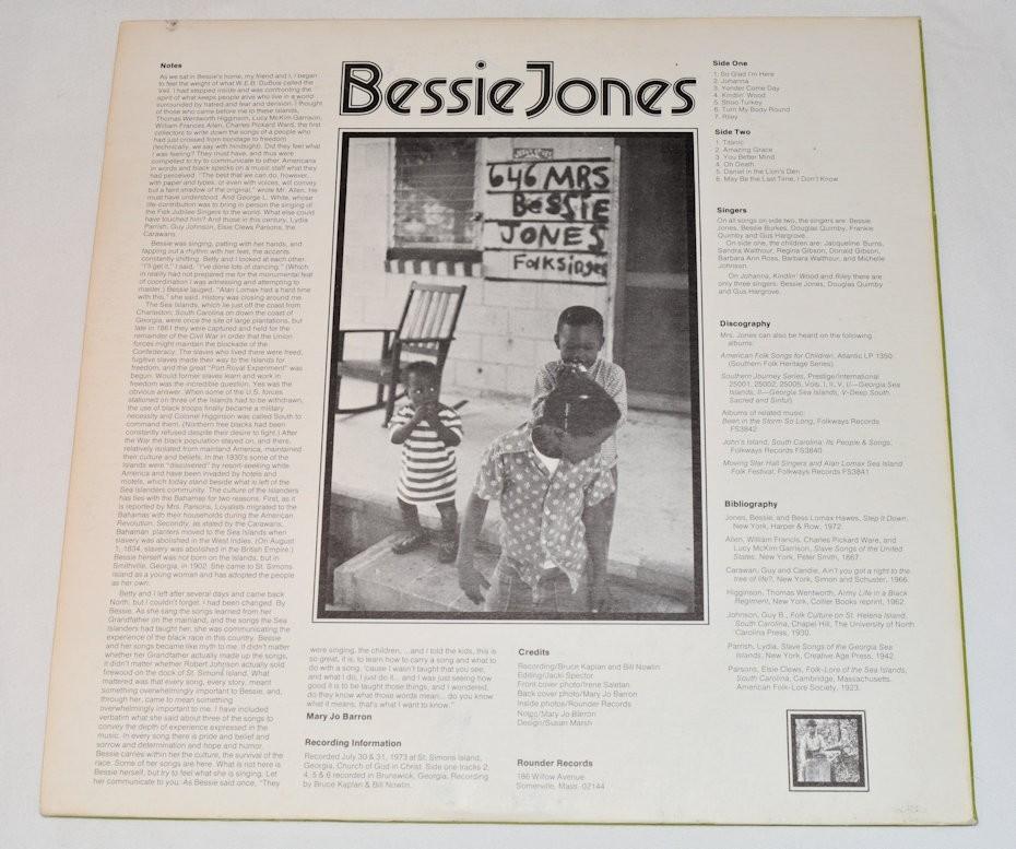 Jones, Bessie - So Glad I'm Here