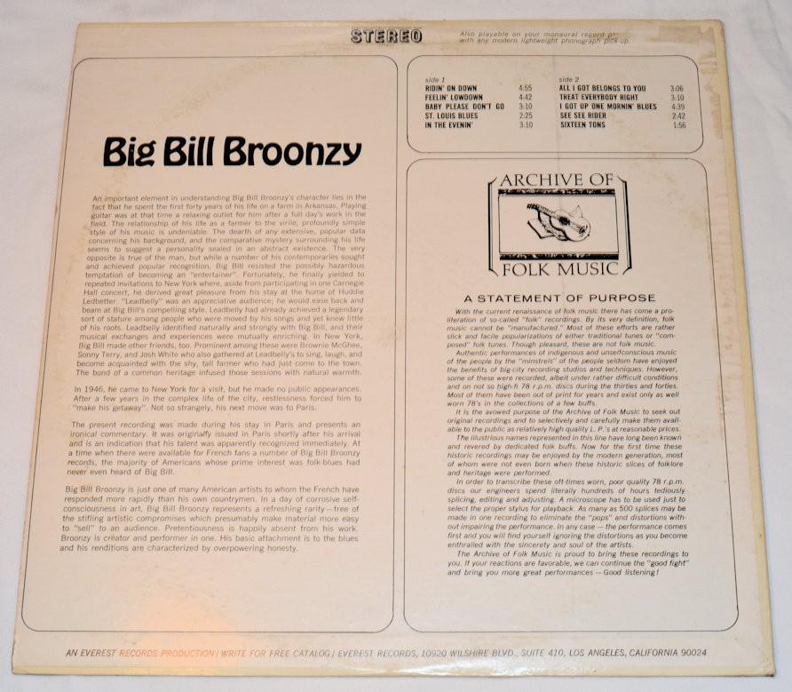 Broonzy, Big Bill - Archive