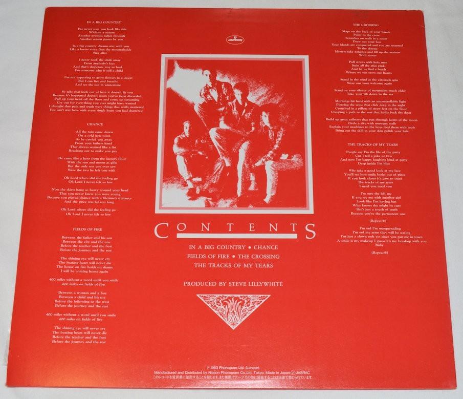 Big Country - Fields Of Fire