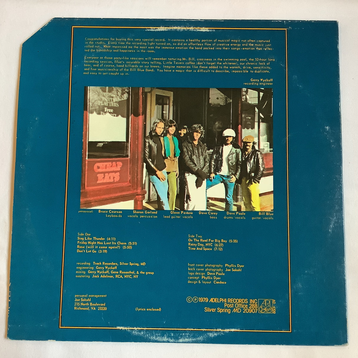 Blue, Bill - Sing Like Thunder