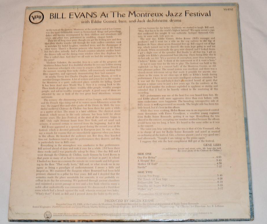 Evans, Bill - At Montreux Jazz Festival