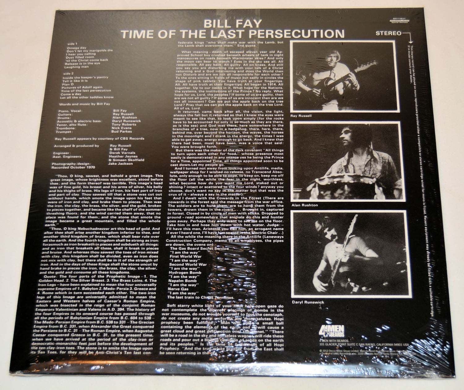 Fay, Bill - Time Of The Last Persecution