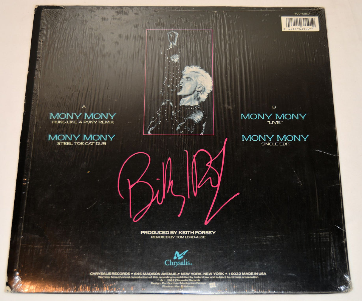 Idol, Billy - Mony Mony Live