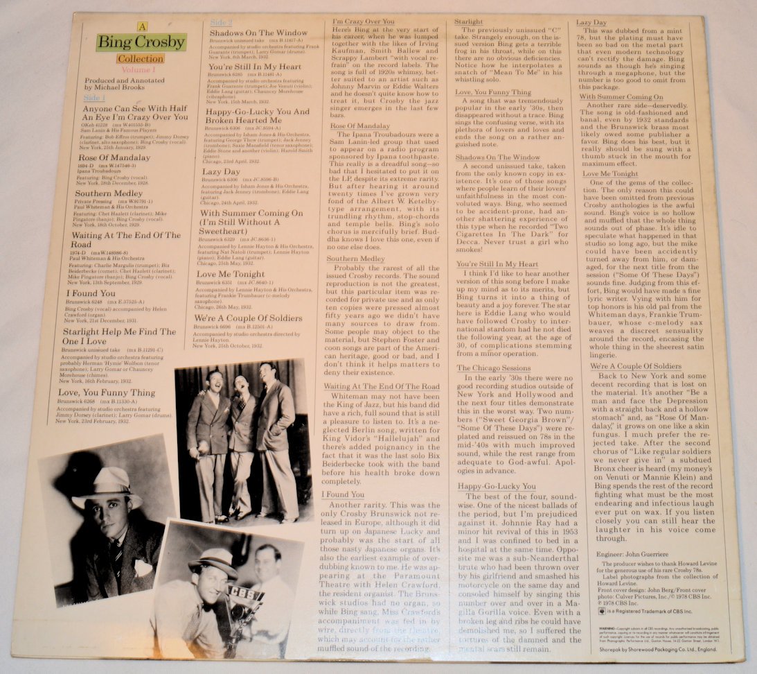 Crosby, Bing - Collection Vol I