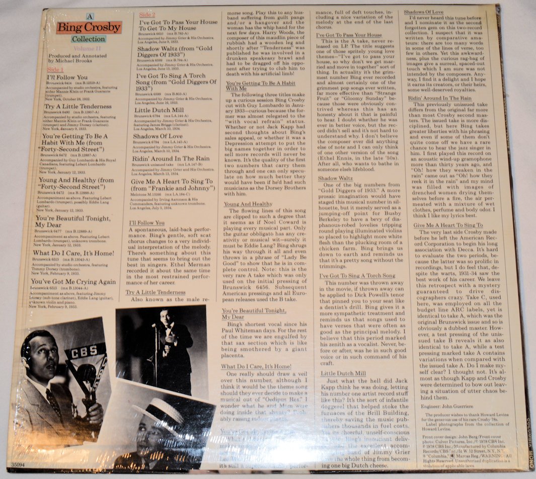 Crosby, Bing - Collection Vol II