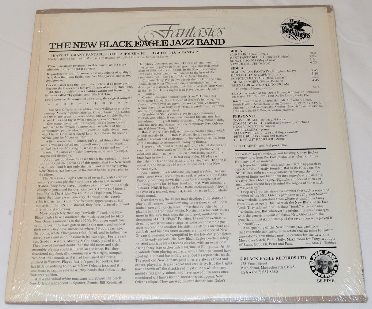 Black Eagle Jazz Band - Fantasies