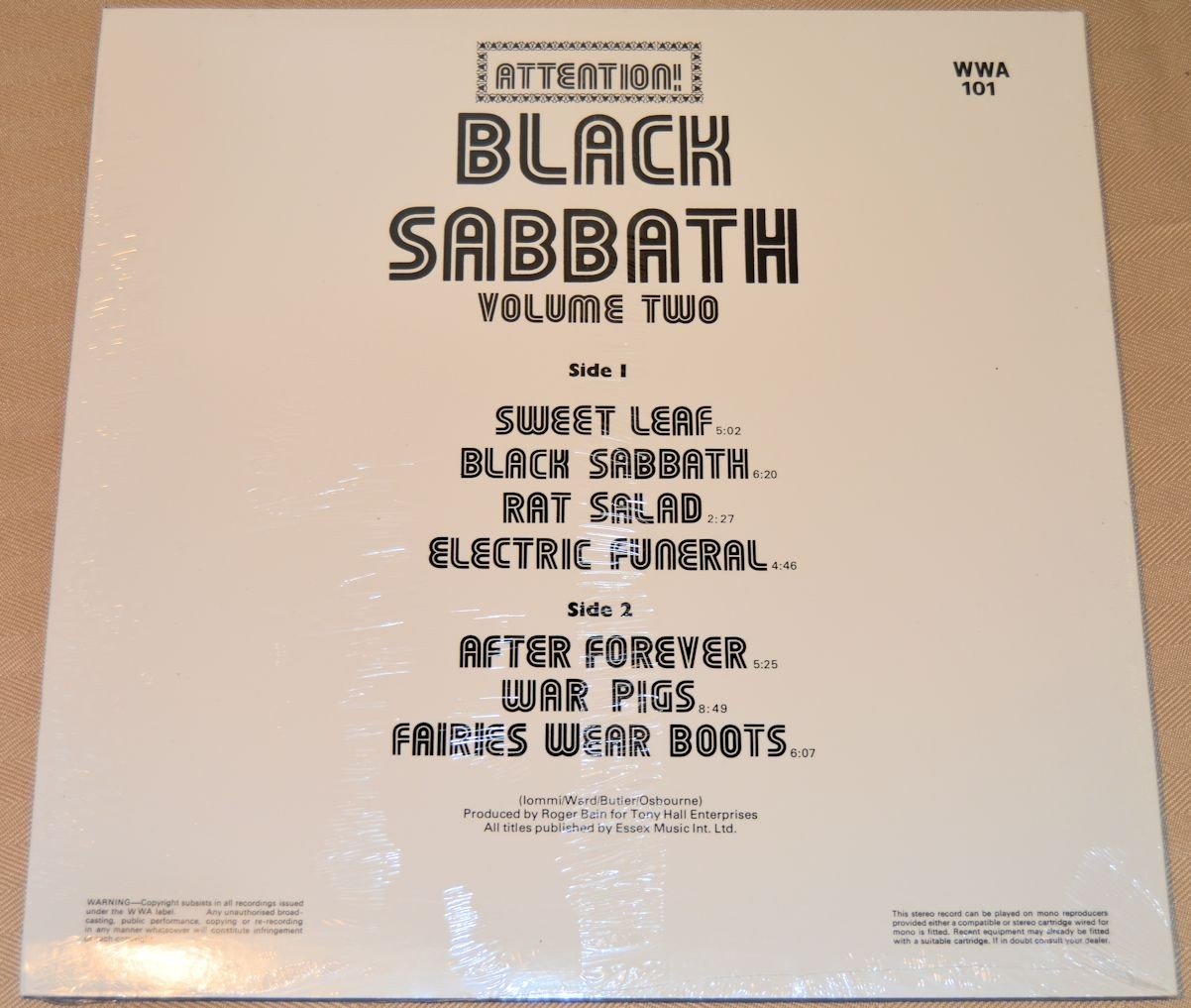 Black Sabbath - Attention Vol. 2