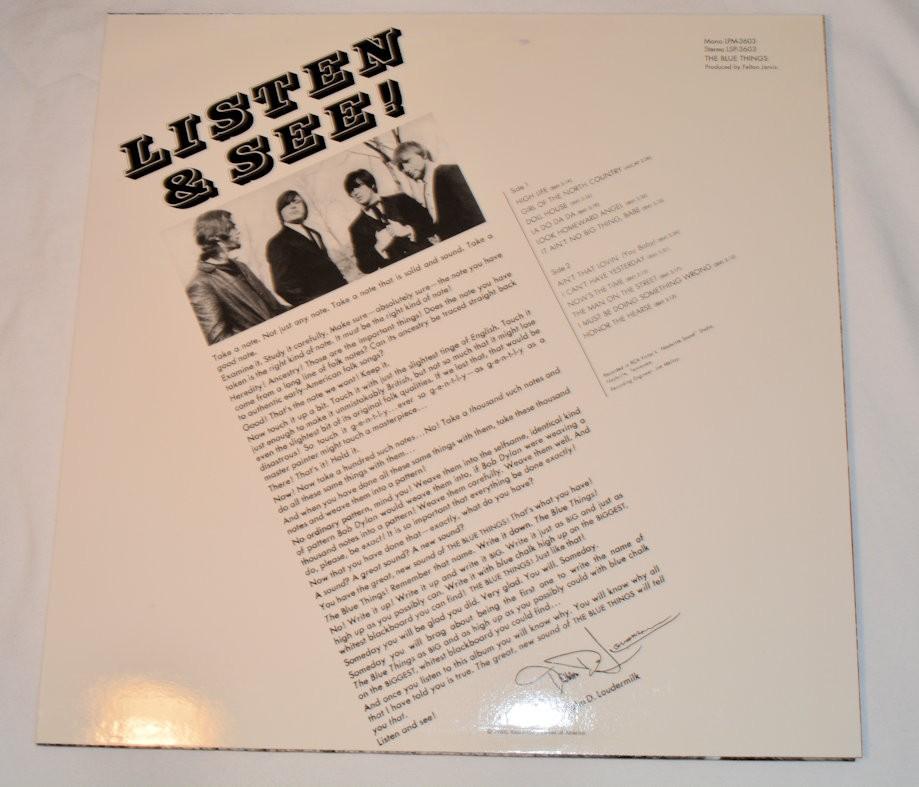 Blue Things, The - The Blue Things