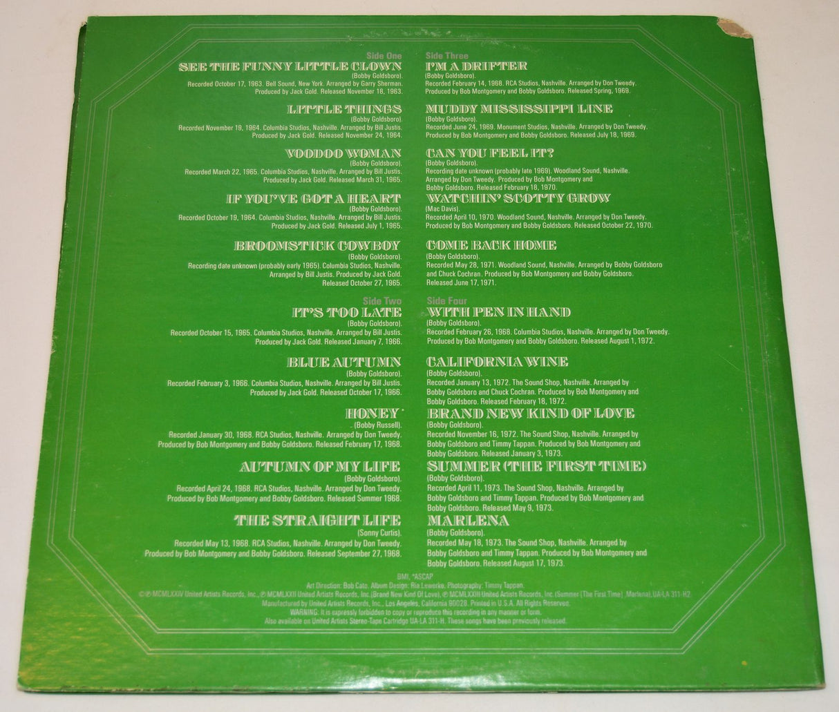 Goldsboro, Bobby - 10th Anniversary Album