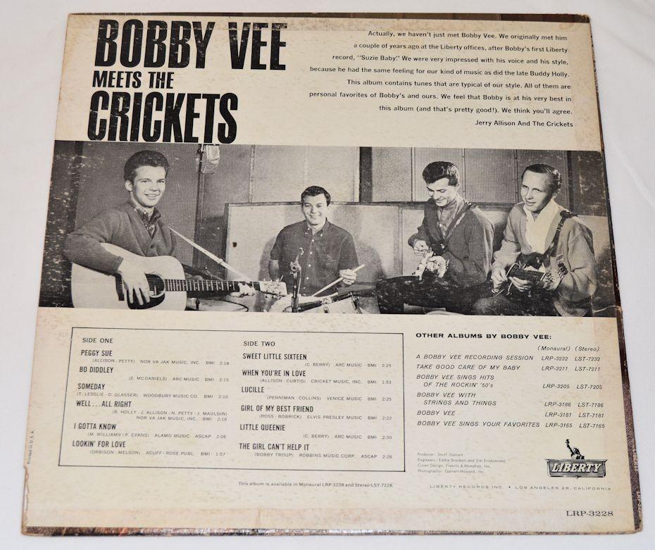 Vee, Bobby - Meets The Crickets
