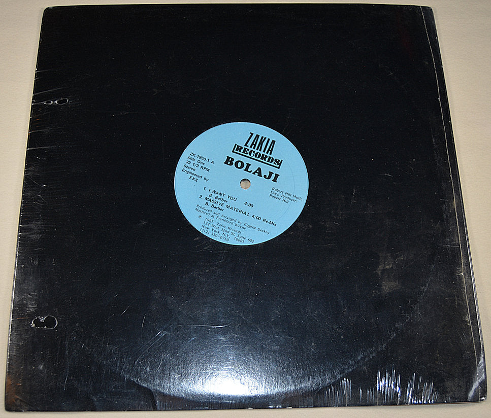 Bolaji - I Want You / Massive Material