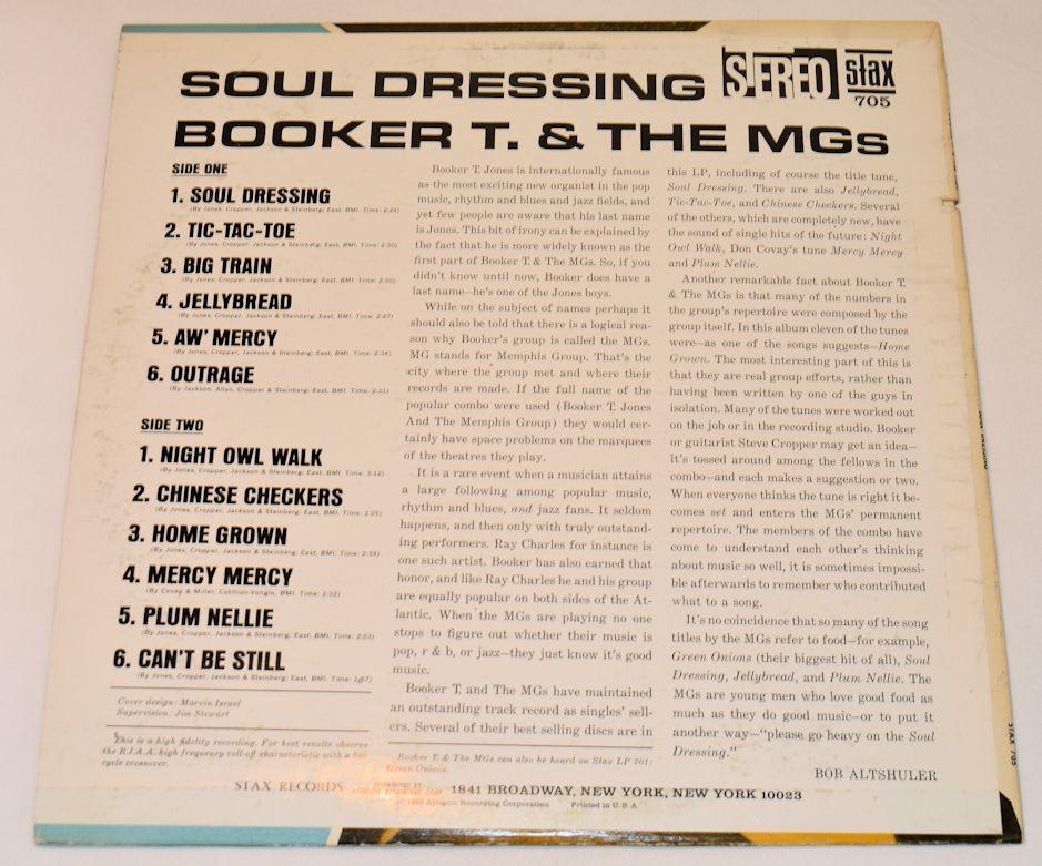 Booker T & MGs - Soul Dressing