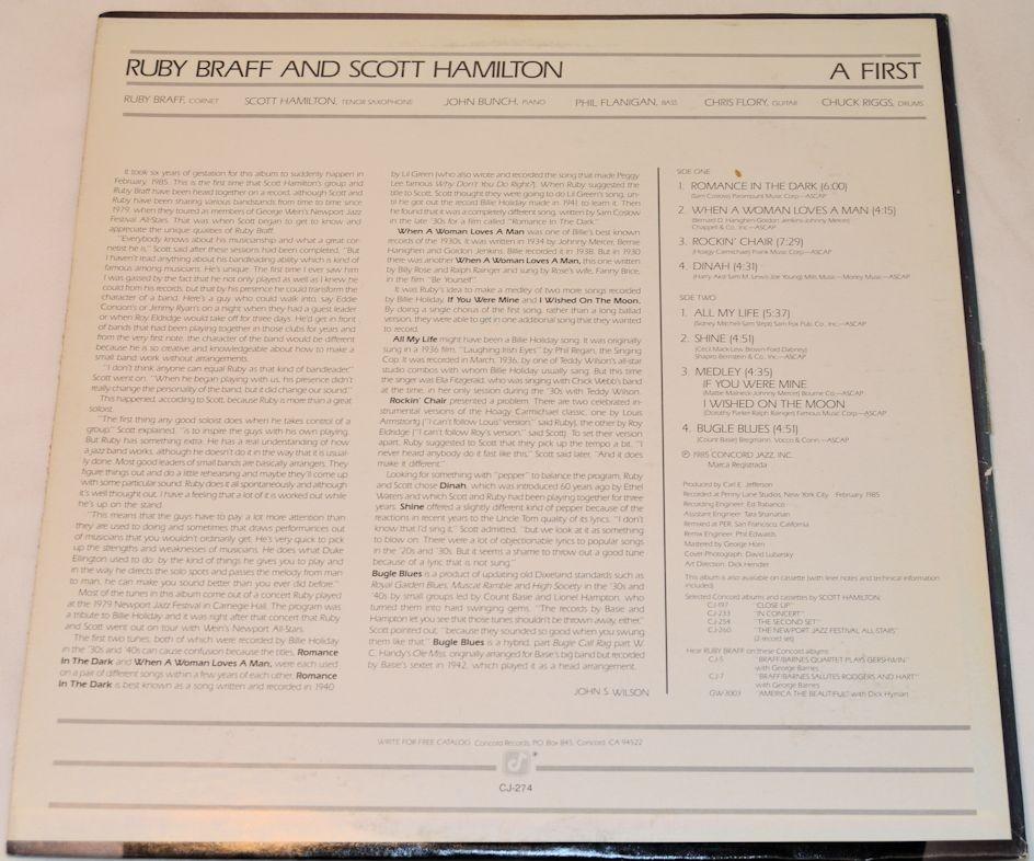 Braff / Hamilton - A First