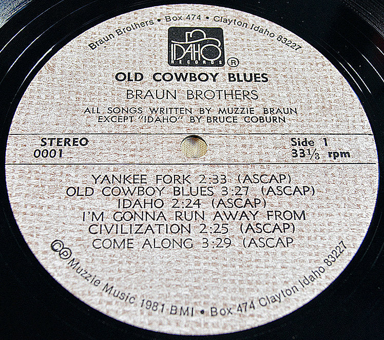 Braun Brothers - Old Cowboy Blues