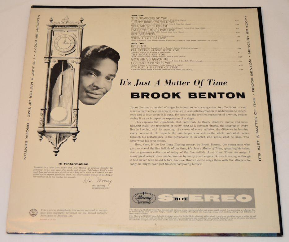 Benton, Brook - It's Just A Matter Of Time