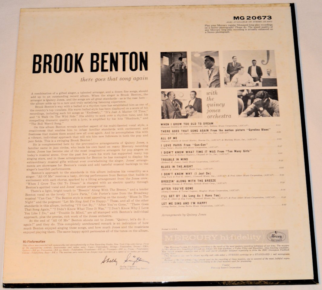 Benton, Brook - There Goes That Song Again