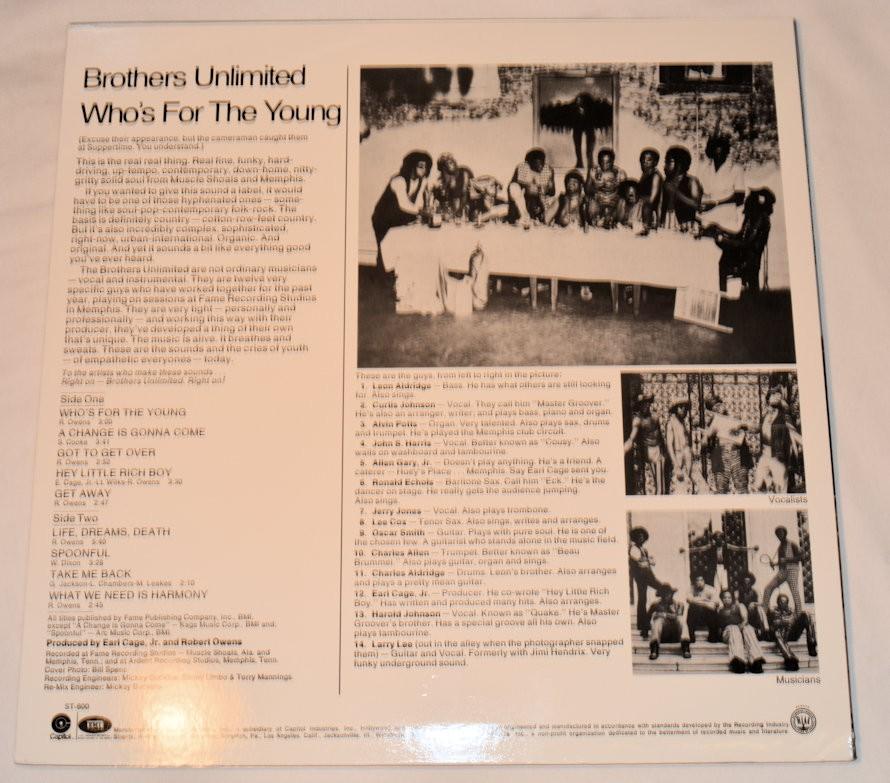 Brothers Unlimited - Who's For The Young
