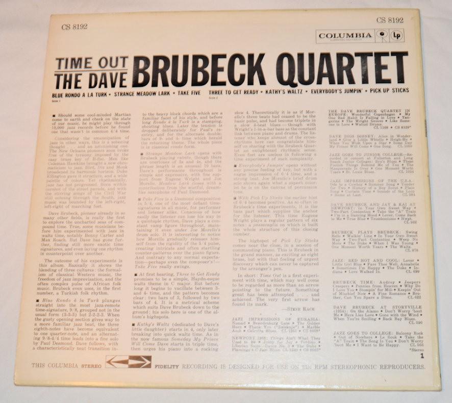 Brubeck, Dave - Time Out (Eye)