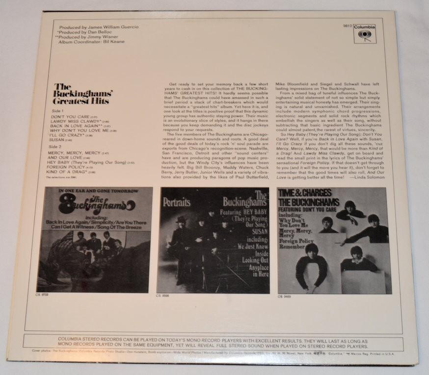 Buckinghams, The - Greatest Hits