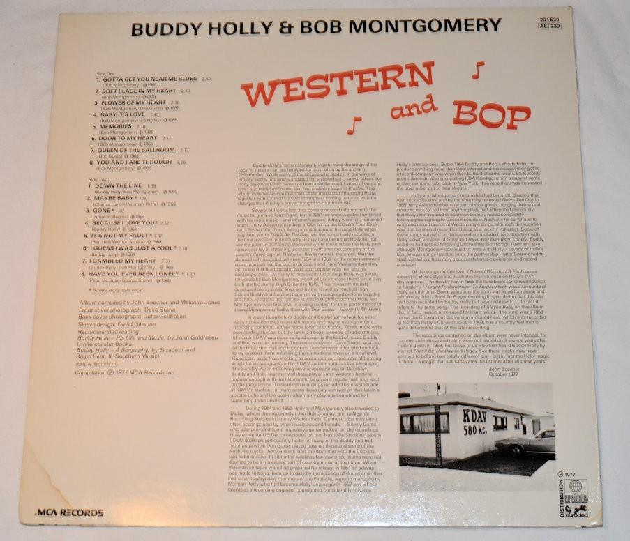Holly, Buddy - Western And Bop