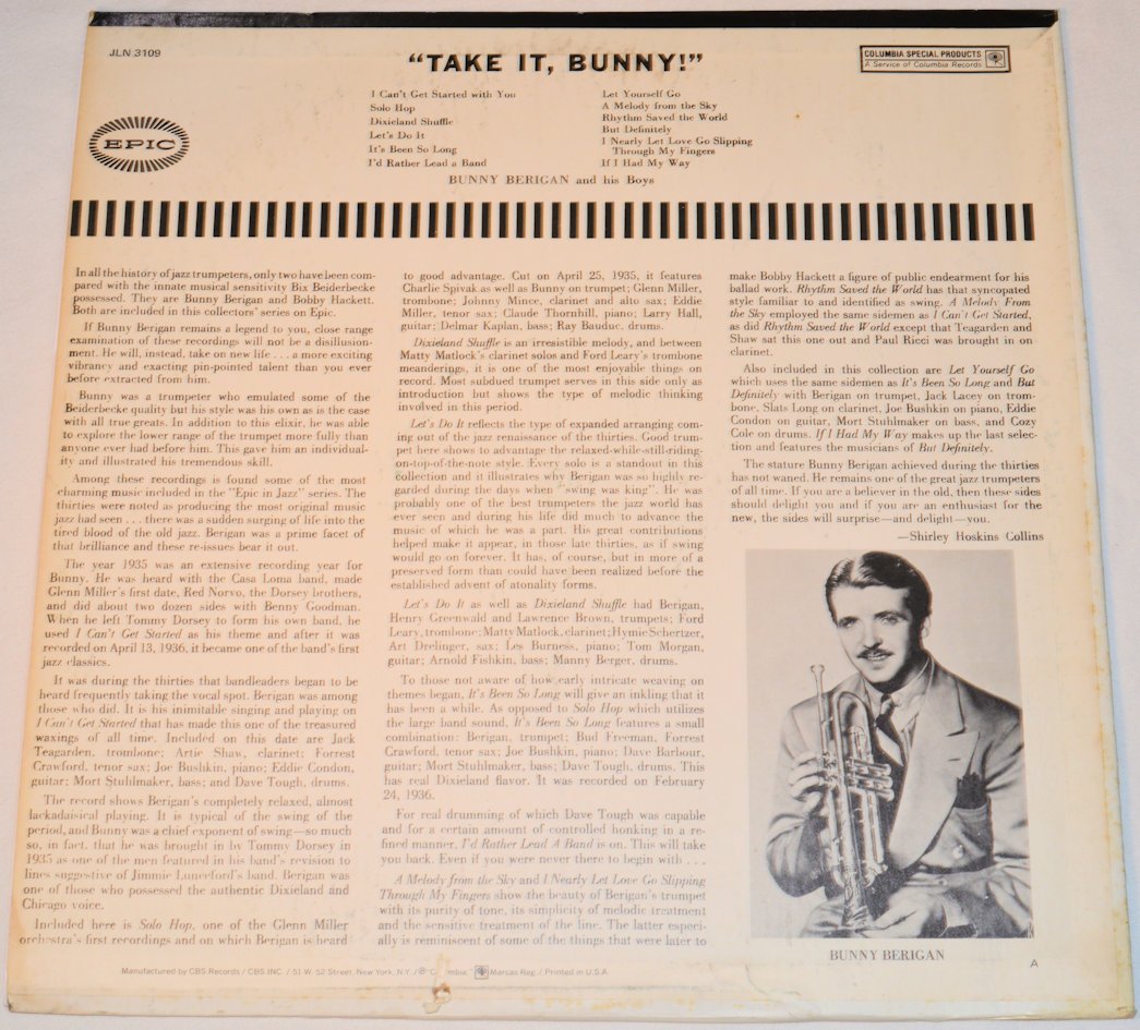 Berigan, Bunny - Take It Bunny