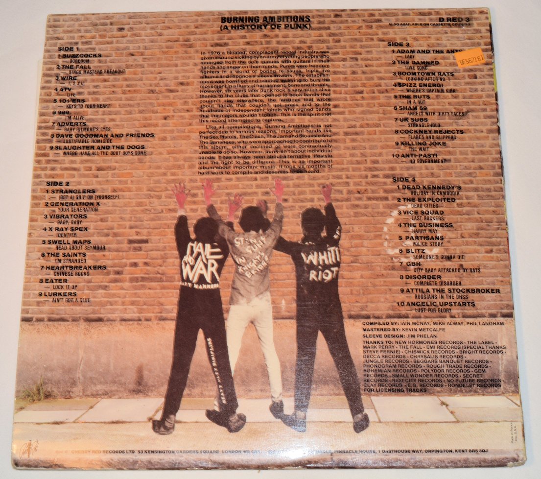 Various - Burning Ambitions - History Of Punk