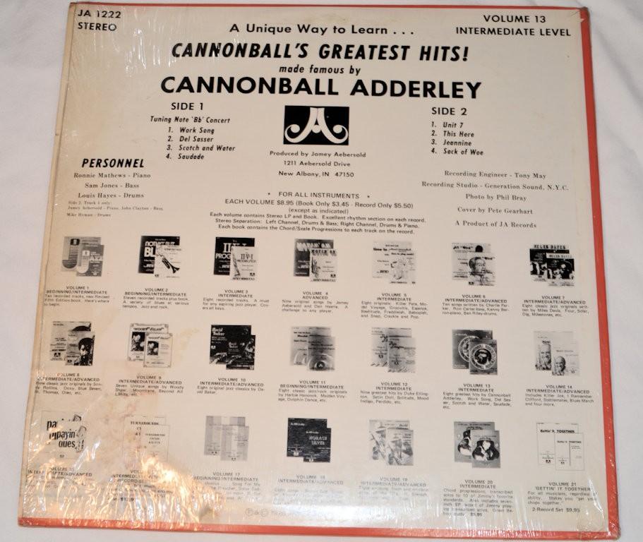 Adderley, Cannonball - Play-A-Long 13