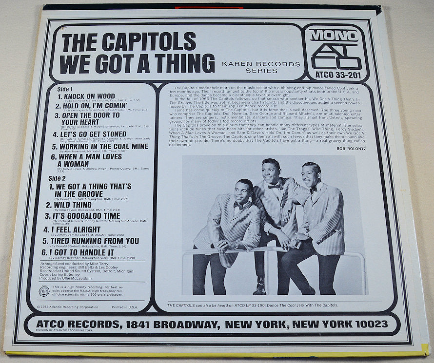 Capitols - We Got A Thing