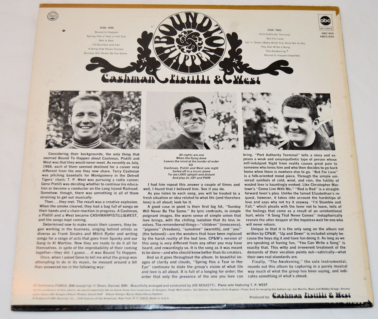 Cashman, Pistilli & West - Bound To Happen