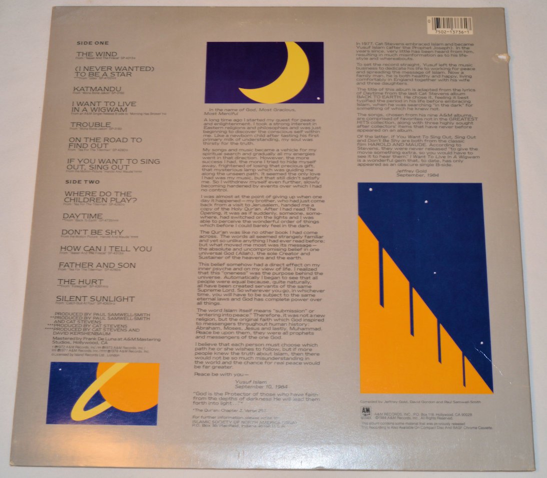 Stevens, Cat - Footsteps In The Dark - Greatest Hits Volume Two